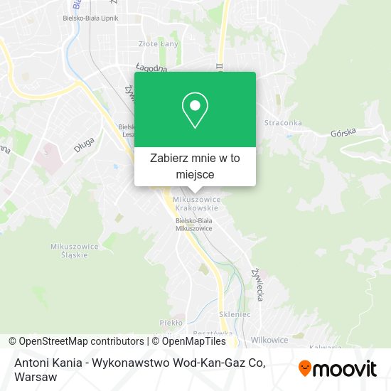 Mapa Antoni Kania - Wykonawstwo Wod-Kan-Gaz Co