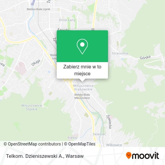 Mapa Telkom. Dzieniszewski A.