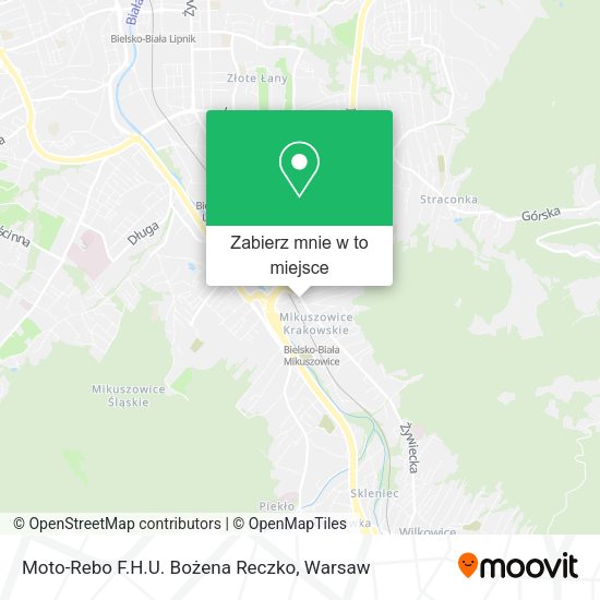 Mapa Moto-Rebo F.H.U. Bożena Reczko