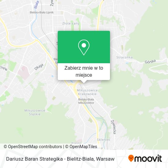 Mapa Dariusz Baran Strategika - Bielitz-Biala