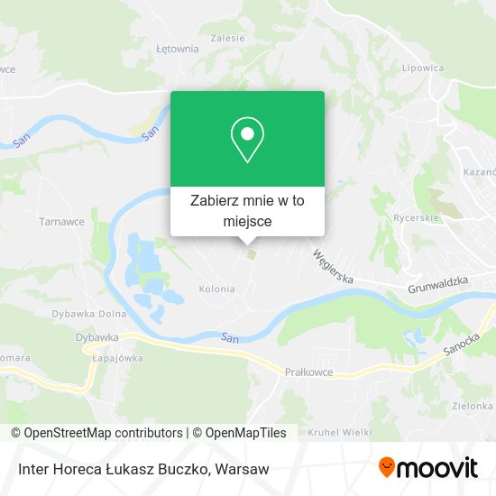 Mapa Inter Horeca Łukasz Buczko