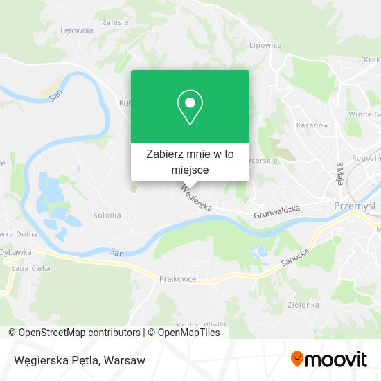 Mapa Węgierska Pętla