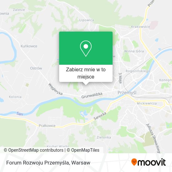 Mapa Forum Rozwoju Przemyśla