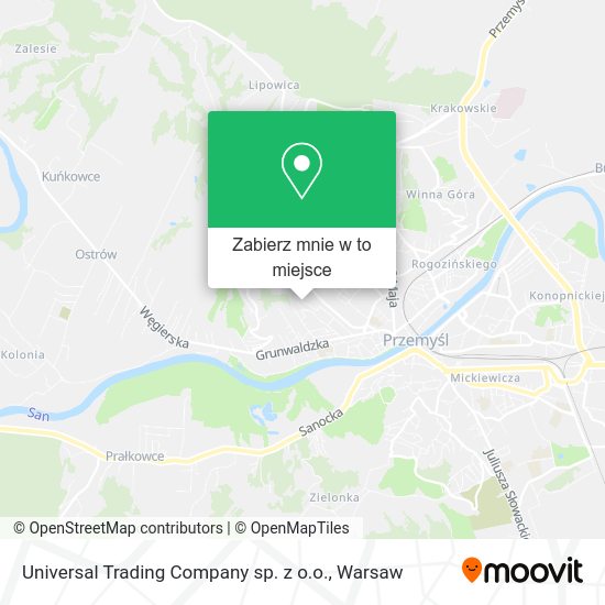 Mapa Universal Trading Company sp. z o.o.