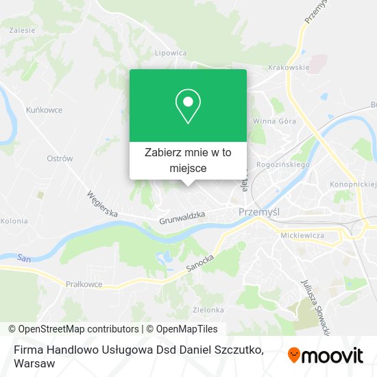 Mapa Firma Handlowo Usługowa Dsd Daniel Szczutko