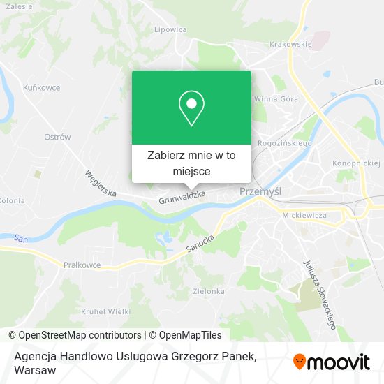 Mapa Agencja Handlowo Uslugowa Grzegorz Panek