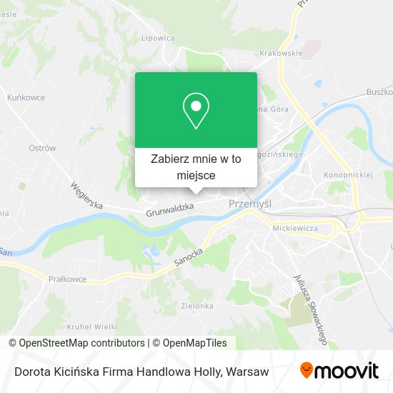 Mapa Dorota Kicińska Firma Handlowa Holly