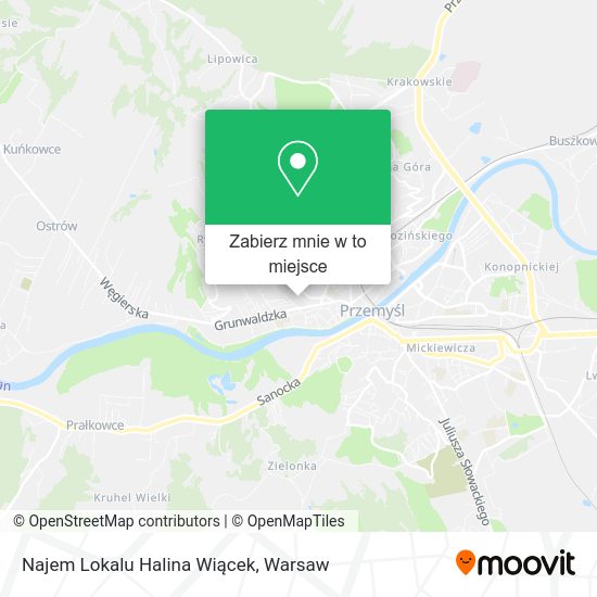 Mapa Najem Lokalu Halina Wiącek