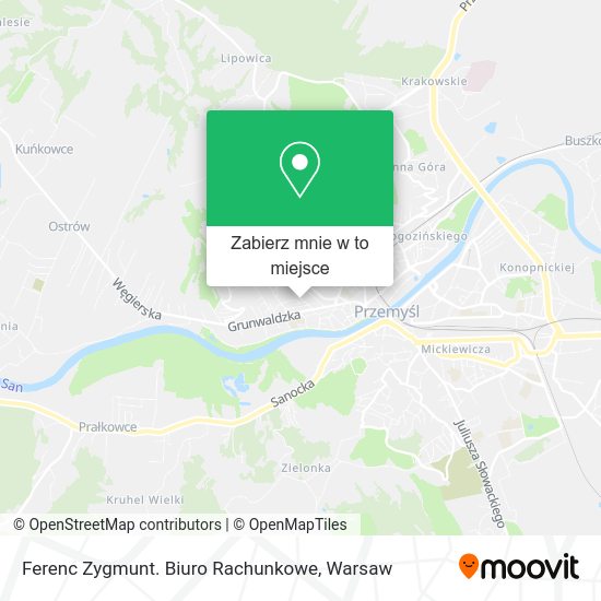 Mapa Ferenc Zygmunt. Biuro Rachunkowe