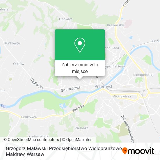 Mapa Grzegorz Malawski Przedsiębiorstwo Wielobranżowe Maldrew