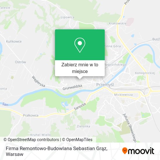 Mapa Firma Remontowo-Budowlana Sebastian Grąz