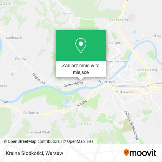 Mapa Kraina Słodkości