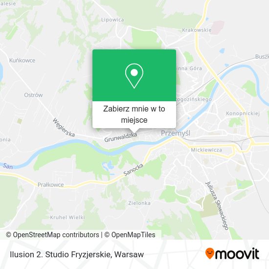 Mapa Ilusion 2. Studio Fryzjerskie