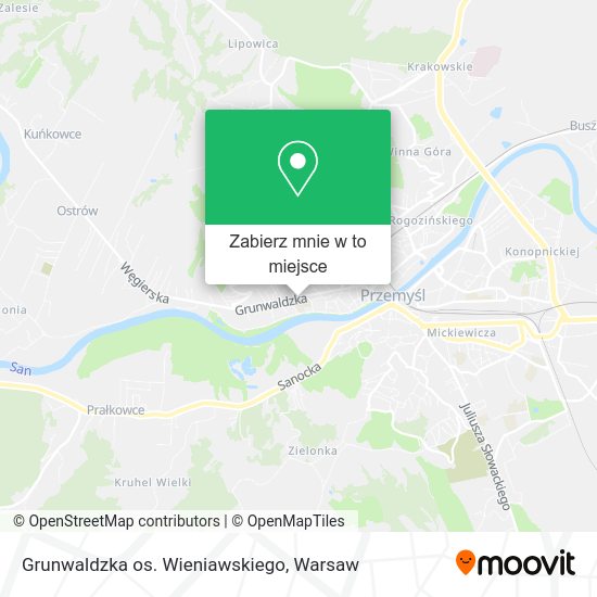 Mapa Grunwaldzka os. Wieniawskiego