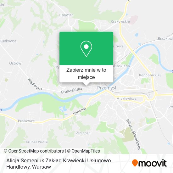 Mapa Alicja Semeniuk Zakład Krawiecki Usługowo Handlowy