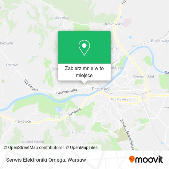 Mapa Serwis Elektroniki Omega