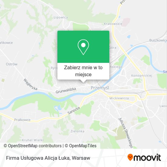 Mapa Firma Usługowa Alicja Łuka