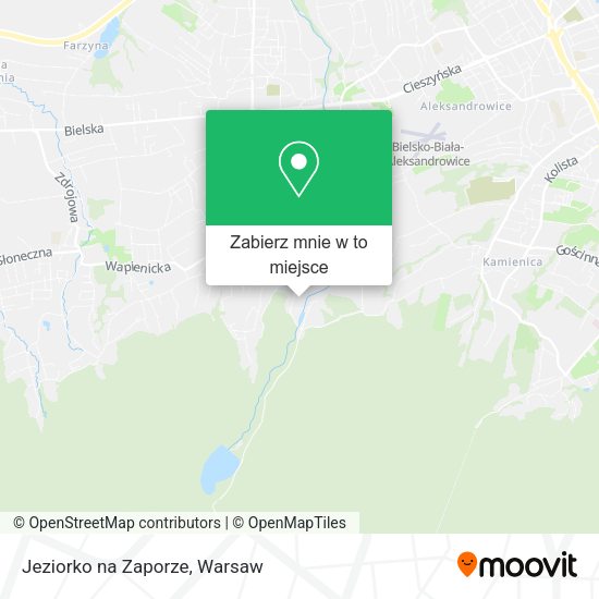 Mapa Jeziorko na Zaporze