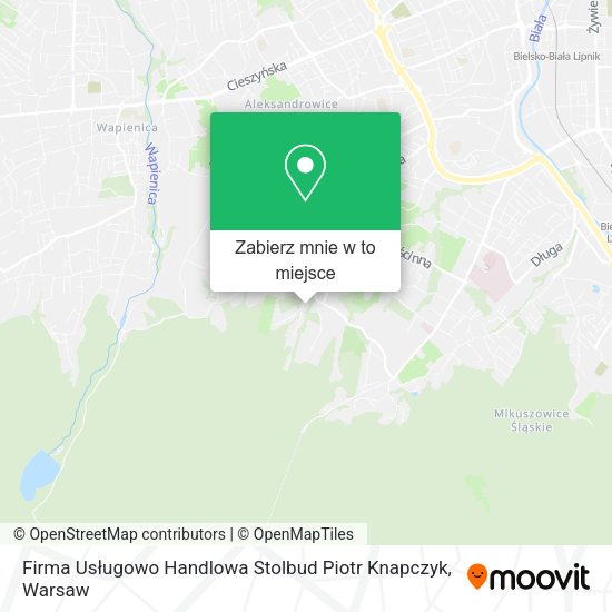 Mapa Firma Usługowo Handlowa Stolbud Piotr Knapczyk