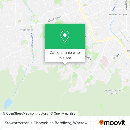 Mapa Stowarzyszenie Chorych na Boreliozę