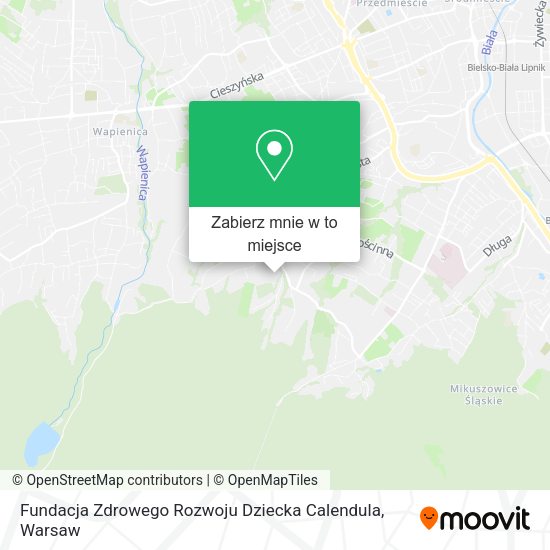 Mapa Fundacja Zdrowego Rozwoju Dziecka Calendula