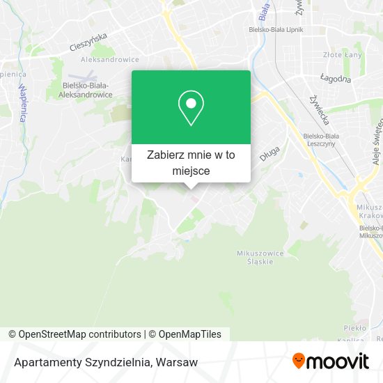 Mapa Apartamenty Szyndzielnia