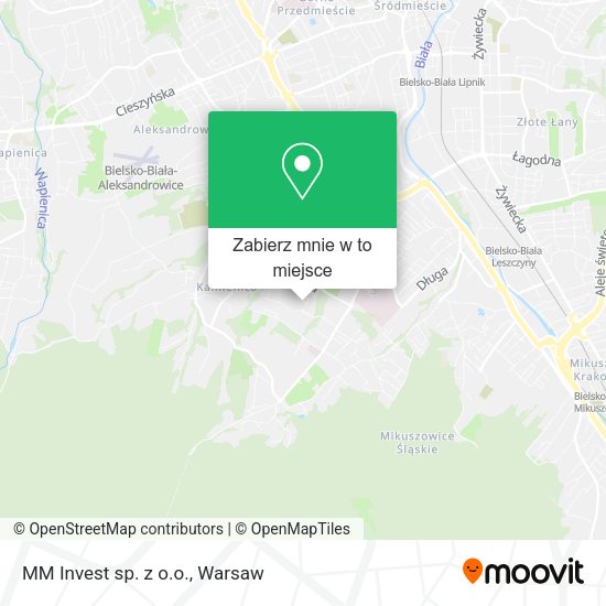 Mapa MM Invest sp. z o.o.