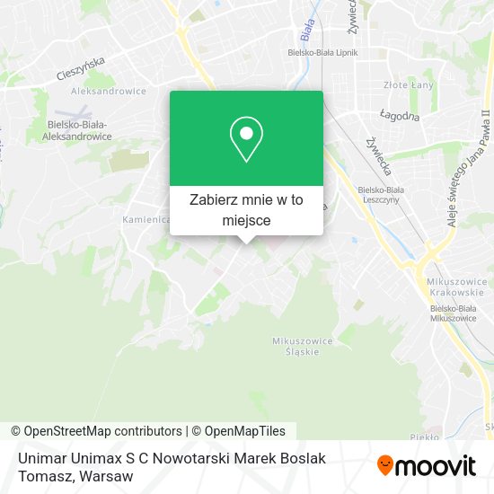 Mapa Unimar Unimax S C Nowotarski Marek Boslak Tomasz