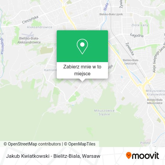 Mapa Jakub Kwiatkowski - Bielitz-Biala