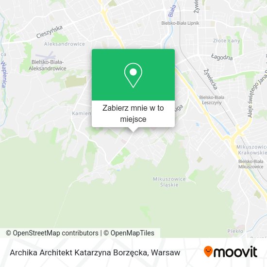 Mapa Archika Architekt Katarzyna Borzęcka