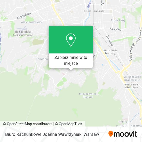 Mapa Biuro Rachunkowe Joanna Wawrzyniak