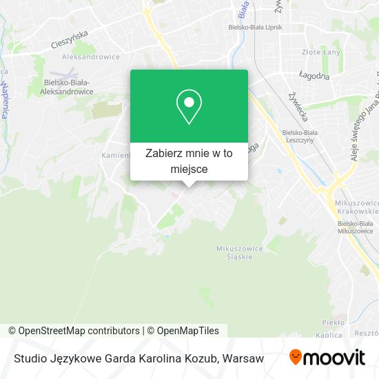 Mapa Studio Językowe Garda Karolina Kozub