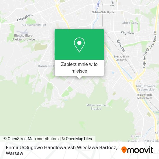 Mapa Firma Us3ugowo Handlowa Vsb Wiesława Bartosz