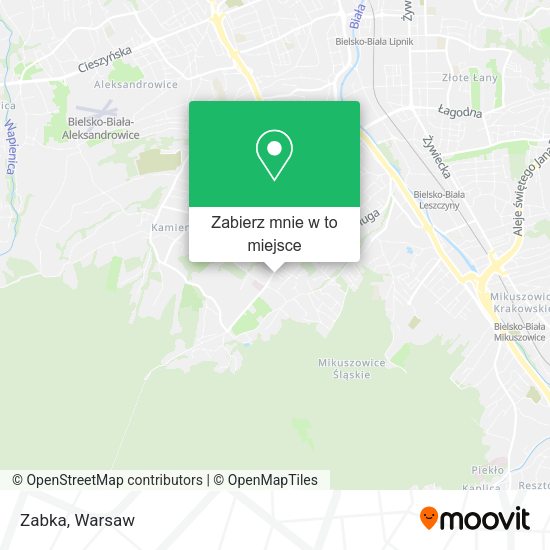 Mapa Zabka