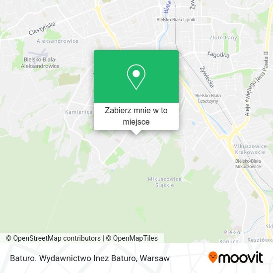 Mapa Baturo. Wydawnictwo Inez Baturo