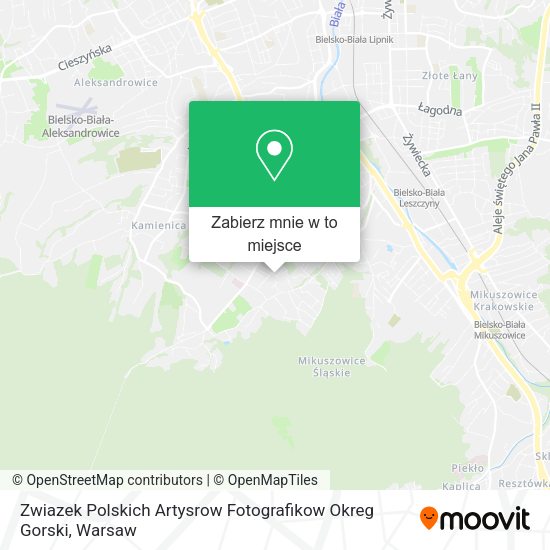 Mapa Zwiazek Polskich Artysrow Fotografikow Okreg Gorski