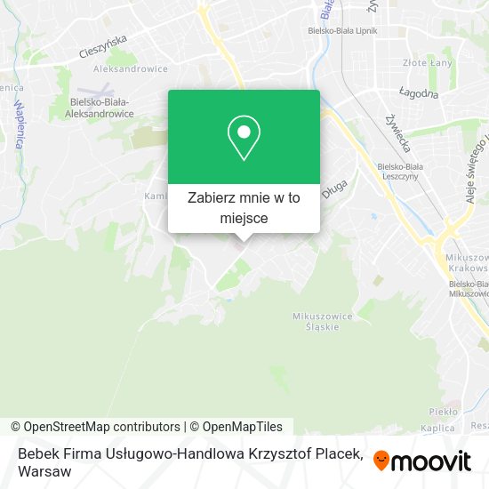 Mapa Bebek Firma Usługowo-Handlowa Krzysztof Placek