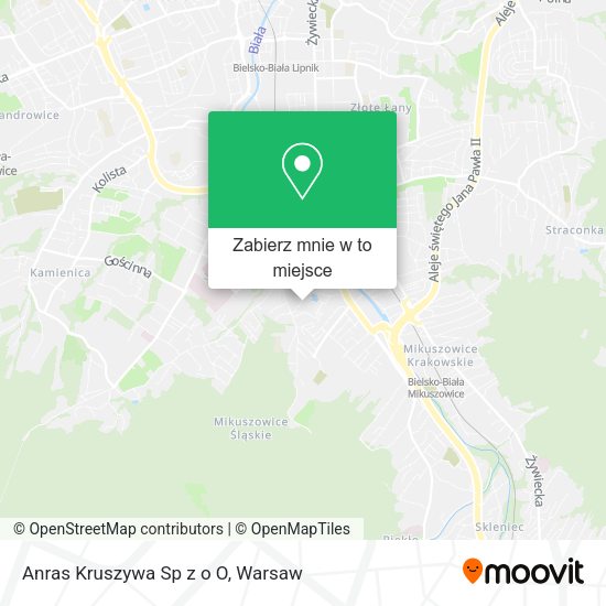 Mapa Anras Kruszywa Sp z o O