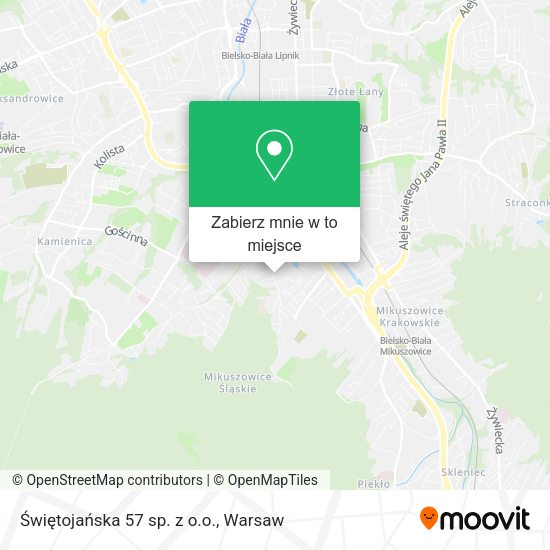 Mapa Świętojańska 57 sp. z o.o.