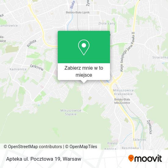 Mapa Apteka ul. Pocztowa 19