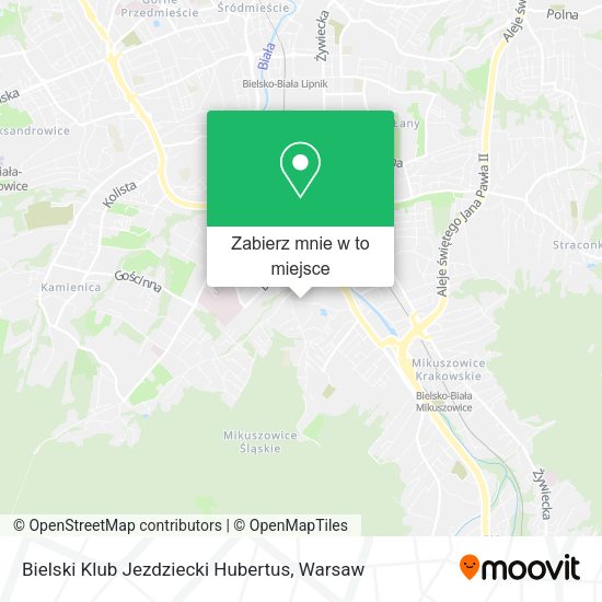 Mapa Bielski Klub Jezdziecki Hubertus