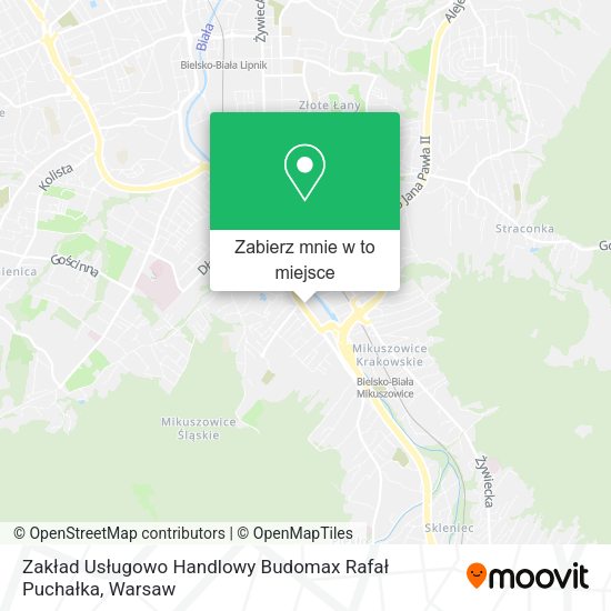 Mapa Zakład Usługowo Handlowy Budomax Rafał Puchałka