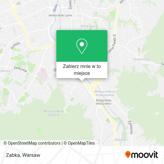 Mapa Zabka