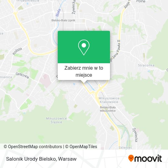 Mapa Salonik Urody Bielsko