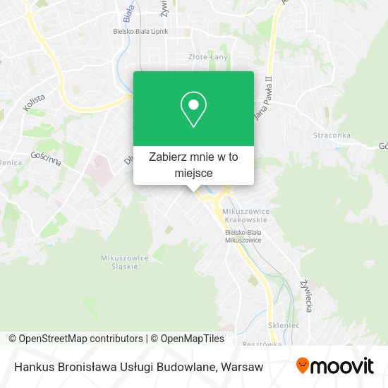 Mapa Hankus Bronisława Usługi Budowlane