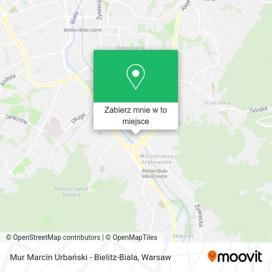 Mapa Mur Marcin Urbański - Bielitz-Biala