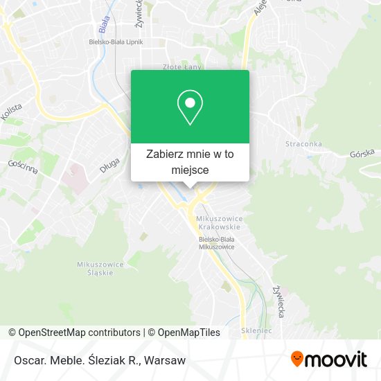 Mapa Oscar. Meble. Śleziak R.