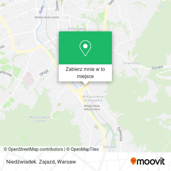 Mapa Niedźwiadek. Zajazd