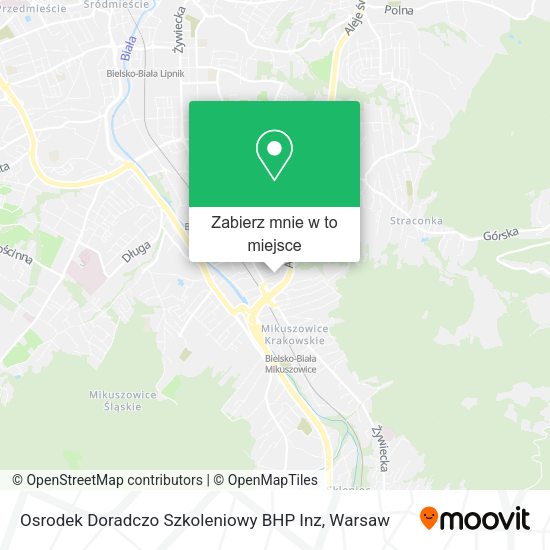 Mapa Osrodek Doradczo Szkoleniowy BHP Inz