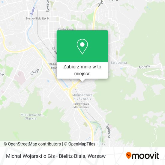 Mapa Michał Wojarski o Gis - Bielitz-Biala